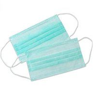 Drhob 50pcs Sky blue 3-layer section thin section Disposable Earloop Face Mask, Filters Bacteria N4