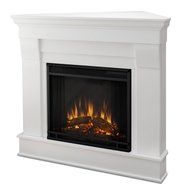 Real Flame 5950E Chateau Corner Electric Fireplace, Small, Espresso