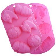 Always Your Chef Silicone Mummy Shaped Muffin Cups Handmade Soap Molds Biscuit Chocolate Ice Cake Baking Mold...