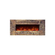 Modern Flames CLX Series Wall Mount/Built-in Electric Fireplace with Black Glass Front, 100-Inch N3