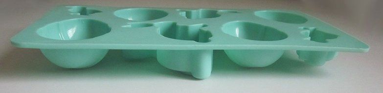 10 pcs silicone rabbit painted egg shell chocolate mold/ cake mold/baking mold/soap mold/jelly mold/ice cube tray