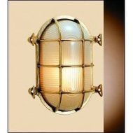 Weems &amp; Plath 2035B Oval Brass Bulkhead Light