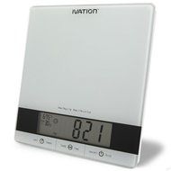 Digital Kitchen Scale w/Timer, Clock, Temperature &amp; RH Levels &ndash; Provides Super Accurate Readings in Ounce, Fluid... N2