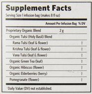 Organic India Tulsi Tea, Pomegranate Green, 18 Count N4