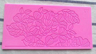 Design 626 Rosebush Sugar Lace mat, Silicone Mold, Cake Fondant Mold, Cake decoration mold