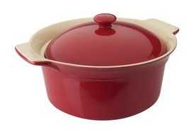 BergHOFF Geminis Round Covered Baking Dish, Red