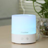 Finether Touch Control USB Portable Ultrasonic Aroma Diffuser with Changing Colored LED Light 98-6A for Home,... N3