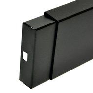 HY-C FSG-BLK-6 Fireplace SmokeGuard, Black Powder Coat, 6-Inch