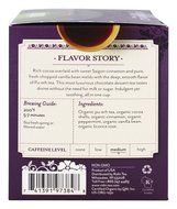 Rishi Tea Organic Pu-Erh Tea Chocolate Cinnamon -- 15 Tea Bags N2