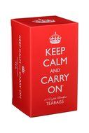 Keep Calm and Carry On Tea Carton Box, English Breakfast Tea (40 Bags, 125g, 4.4oz)