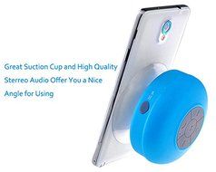 BTS-06 Water Resistant Shower Bluetooth Speaker with Sucker Support Hands-free Calls Function N3