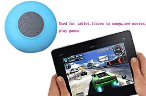 BTS-06 Water Resistant Shower Bluetooth Speaker with Sucker Support Hands-free Calls Function N4