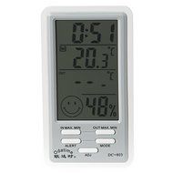 Folk Art Odatime Rose Indoor Digital Thermometer &amp; Hygrometer with MIN/MAX Records &amp; Comfort N3