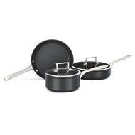 KitchenAid KCH260LCKM Professional Hard Anodized Nonstick 6.0-Quart Low Casserole with Lid Cookware - Black N11