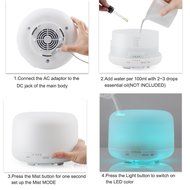 Essential Oil Diffuser, Leofan 200ml Aromatherapy Cool Mist Humidifier with Adjustable Mist Mode, 4 Timer Settings... N5