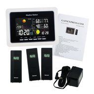 Wireless Weather Station WWVB RCC + 3 Remote Sensor LED Backlight Moonphase Outdoor Indoor Temperature Humidity...