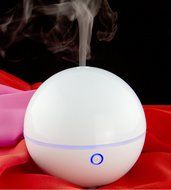 Travel USB Humidifier | Mini Size Essential Oil Aroma Diffuser and Personal Cool Mist Ultrasonic Humidifier by... N6
