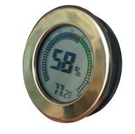 Caliber 4R IV R Gold Bezel Round Digital Hygrometer N4