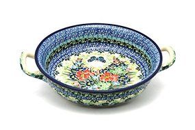 Polish Pottery Baker - Round with Handles - Medium - Unikat Signature - U4553