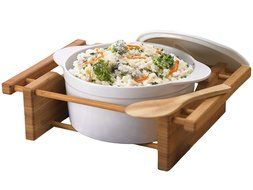 Creative Home 73459 2.5-Quart Grand Buffet Covered Casserole N2