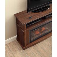 Sumner Corner Media Electric Fireplace for TVs up to 45", Brown . Contemporary Design Blends Easily With Many... N7