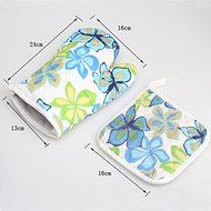 Free Shipping Oven Glove Mat Pot Pad Heat Proof Microwave Cotton Kitchen Protector Random Colors
