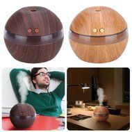 The New Hot LED Humidifier,Highpot USB Mini Air Wood Grain Diffuser Beatles Humidifier Purifier Atomizer (Brown)