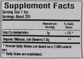 Frontier Hibiscus Flowers Cut and Sifted Organic, 1 Pound N2