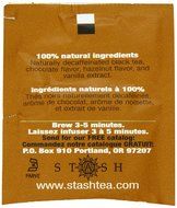 Stash Tea Decaf Earl Grey Black Tea, 10 Count Tea Bags in Foil (Pack of 12) N16