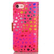 Iphone 7 Plus Wallet Shell Case,Yaheeda[Credit Card Slot] Colorful Shiny Sparkle Polka Dolt Pattern Gold Gilding... N2