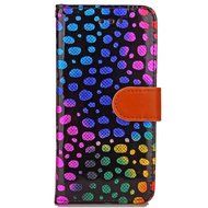 Iphone 7 Plus Wallet Shell Case,Yaheeda[Credit Card Slot] Colorful Shiny Sparkle Polka Dolt Pattern Gold Gilding... N3