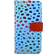 Iphone 7 Plus Wallet Shell Case,Yaheeda[Credit Card Slot] Colorful Shiny Sparkle Polka Dolt Pattern Gold Gilding... N8