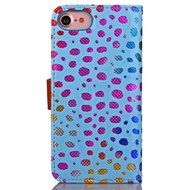 Iphone 7 Plus Wallet Shell Case,Yaheeda[Credit Card Slot] Colorful Shiny Sparkle Polka Dolt Pattern Gold Gilding... N9