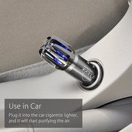 lil Monk Car Air Purifier Filter, Car Air Freshener, Ionic Air Purifier, Destroys Odors &amp; Removes Dust, (Grey-JO... N3