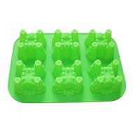 X-Haibei Mini Castle Cakelette Baking Pan Cake Gelatin Soap Mold Silicone Kids Party Maker N2