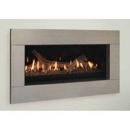 Majestic WDVP600NTSC 60" Natural Gas Echelon Top Vent Wideview Direct Vent Fireplace with Signature Command Control...