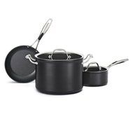 KitchenAid KCH160LCKD Hard Anodized Nonstick 6.0-Quart Low Casserole with Lid Cookware - Black Diamond N8