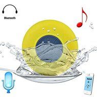 BTS-06 Water Resistant Shower Bluetooth Speaker with Sucker Support Hands-free Calls Function N10