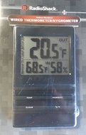 Radioshack Wired Thermometer/Hygrometer Indoor/Outdoor