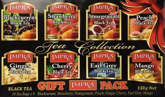 Impra Black Tea Collection Gift Pack 8 Flavors, 80-Count Tea Bags per order