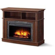 Sumner Corner Media Electric Fireplace for TVs up to 45", Brown . Contemporary Design Blends Easily With Many... N11