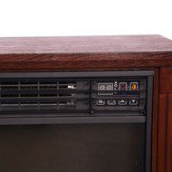 Sumner Corner Media Electric Fireplace for TVs up to 45", Brown . Contemporary Design Blends Easily With Many... N14