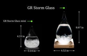 GR&reg; Admiral Fitzroy Storm Glass Barometer/Weather Station of innovative fashion style.large N3