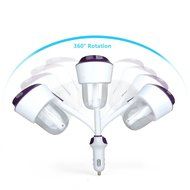 Car Oil Diffuser Humidifier, Ultrasonic wave Car Air Humidifier and Aromatherapy Essential Oil Diffuser Mister... N4