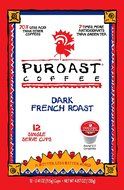 Puroast Low Acid Coffee French Roast Single Serve Coffee, 2.0 Keurig Compatible, 12 Count N3