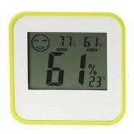Folk Art Odatime Rose Indoor Digital Thermometer &amp; Hygrometer with MIN/MAX Records &amp; Comfort N8