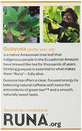 RUNA Clean Energy, Traditional Guayusa Tea, 16-Count Tea Bags N3