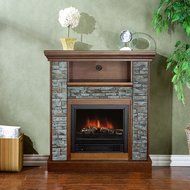Ashville Electric Fireplace-Old Oak N2