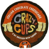 Crazy Cups Italian chocolate Cheesecake Flavored Coffee Single Serve Cups (22 count) N2