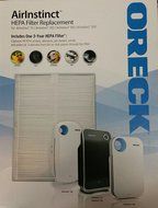 Oreck AirInstinct HEPA Large Room Air Purifier w/Bonus Hepa Filter